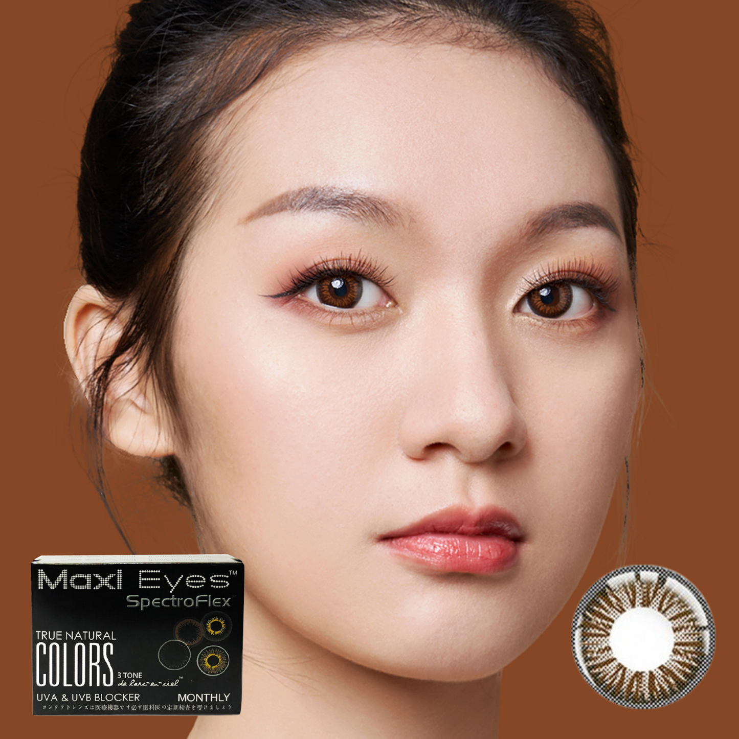 Maxi Eyes True Natural Color Series Monthly