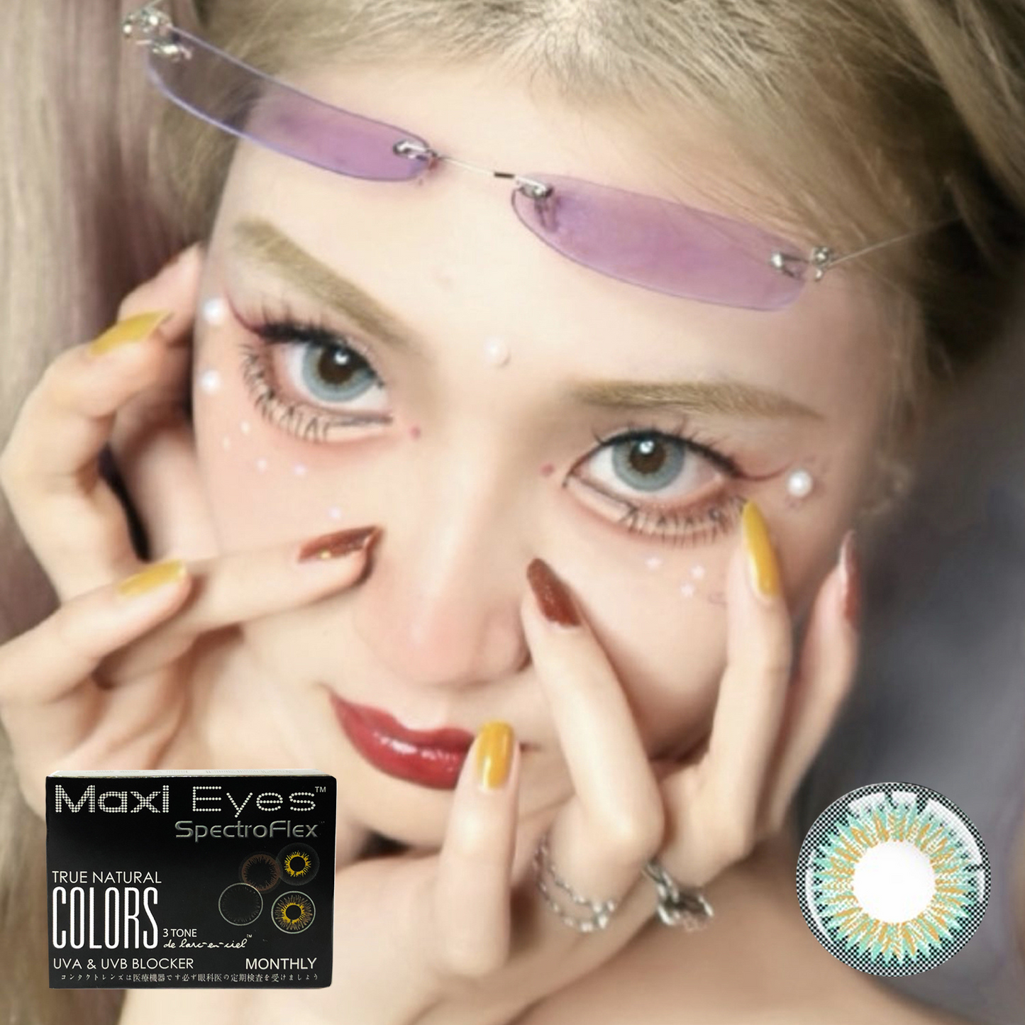 Maxi Eyes True Natural Color Series Monthly