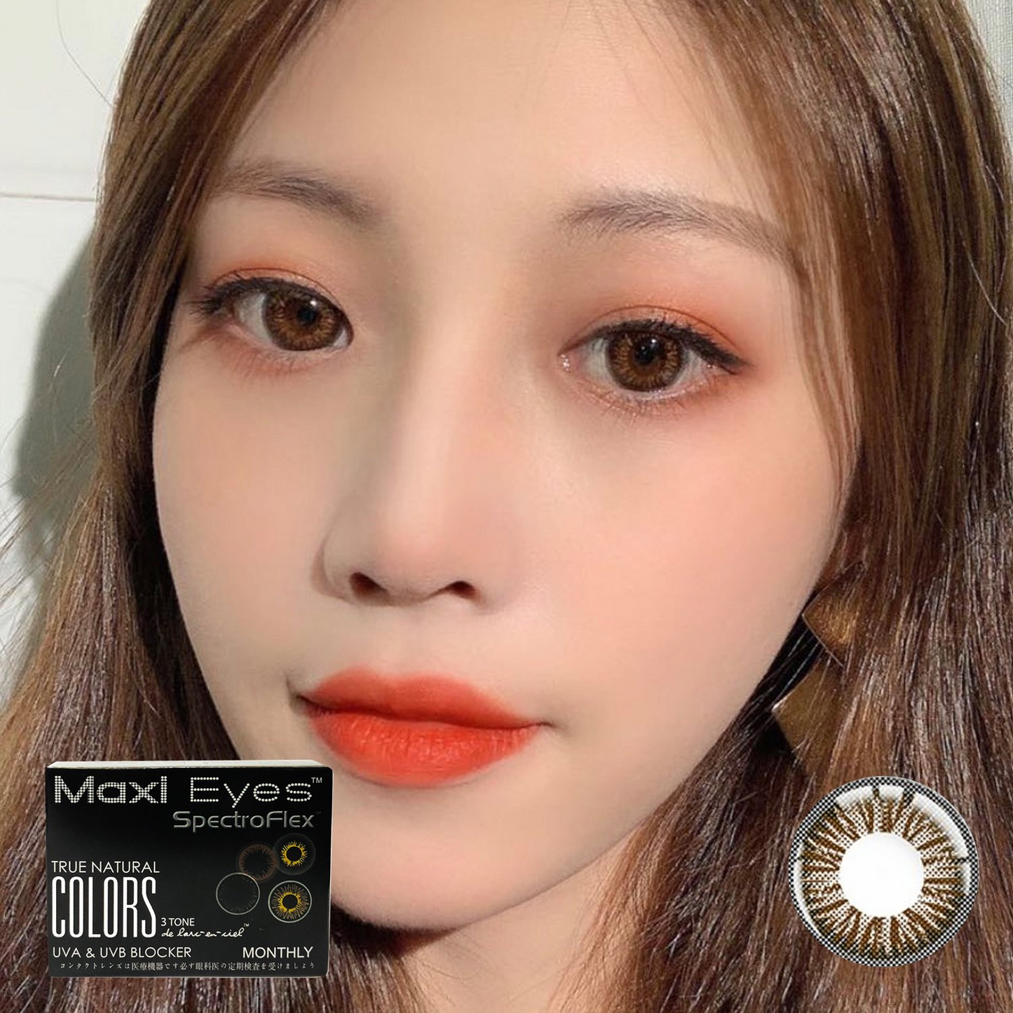 Maxi Eyes True Natural Color Series Monthly